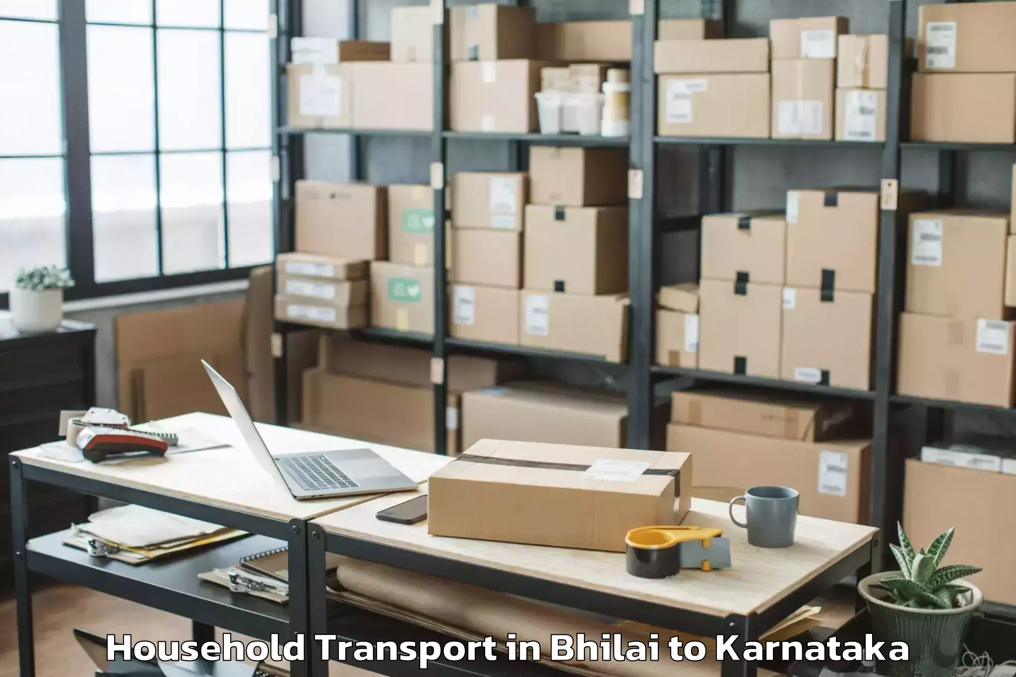 Top Bhilai to Byadgi Household Transport Available